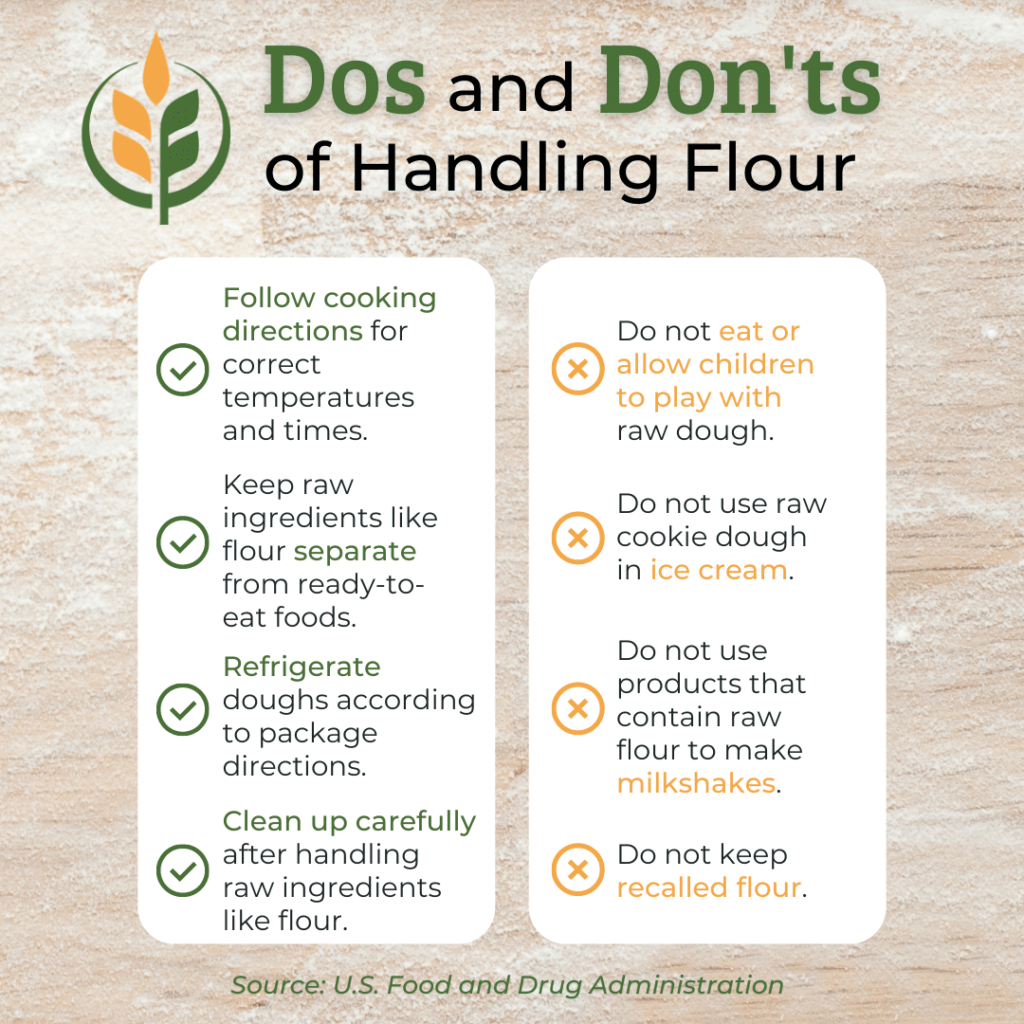 Dos and Don'ts of handling flour for food safety